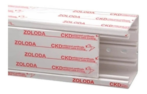 Cablecanal Plastico 100x50mm Blanco X 2m Ckd-100-50-bl
