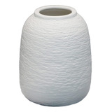 Jarrones Blancos Minimalistas Decorativos, 15 Cm, Ideal Rega