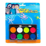 Pintura Facial Fantasia Para Niños 8 Colores  Face Painting 