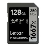 Memoria Lexar 128gb 1667x Sdhc / Sdxc Uhs-ii C10 U3 V60 Velo