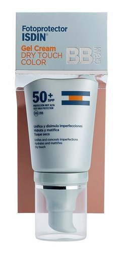 Isdin Fotoprotector Gel Cream Dry Touch Color 50spf  50ml