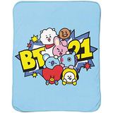 Line Friends Bt21 Pile Up Show Manta Medidas 46 X 60 Pu...