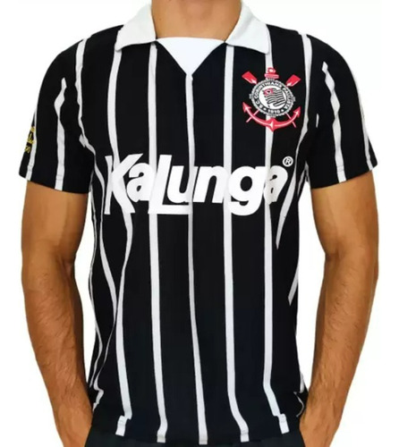 Camisa Corinthians Retro 1990 Kalunga - Masculino - Spr