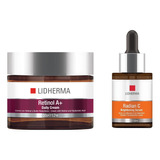 Retinol A+ Daily Cream + Radian C Brightening Serum Lidherma