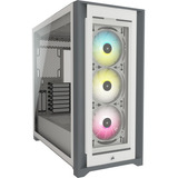 Gabinete Corsair Icue 5000x Rgb Blanco Vidrio Templado Atx