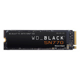 Ssd Western Digital Wd_black 1tb Sn770 Nvme Internal Gaming