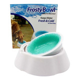 Plato Frosty Bowl Refrigerante Para Agua O Comida Mascotas