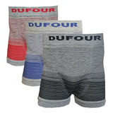 Pack X 6 Boxers Dufour Degrade De Algodon Sin Costura 11855