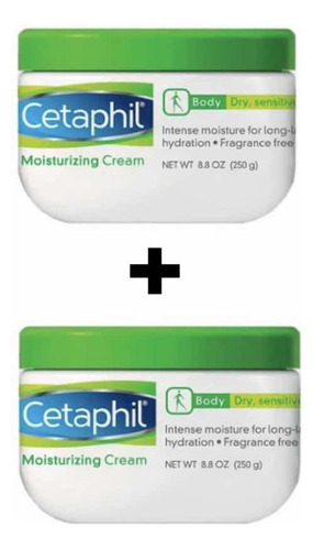 Kit 2 Cetaphil Moisturizing Cream 250g