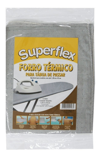 Forro Térmico Para Tábua De Passar Roupa - 1,20m X 45cm