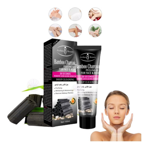 Exfoliante Peeling Gel Elimina Piel Muerta De Carbón Activo