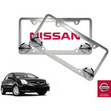 Par Porta Placas Nissan Sentra 2.5 2012 Original