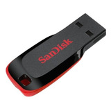 Pendrive Sandisk Cruzer Blade 32gb Sdcz50-032g-b35 Cor Preta