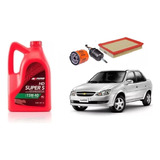 Kit 3 Filtros + 4l Aceite Puma 15w40 Corsa Classic 1.4 1.6  