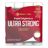 Papel Higiénico Baño Ultra Strong 40 Rollos  *envio Gratis*