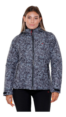 Campera Impermeable Mujer Montagne Blair Print Increible