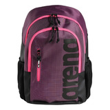 Mochila Arena Natación Spiky 3 Capacidad 30 Litros Color Plum Neon Pink (102)