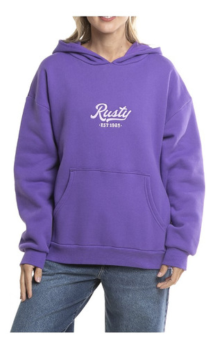 Rusty Old School Oversize Hood Ld Buzo Mujer