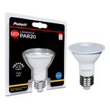 Kit 10 Lâmpada Led Par20 Ip20 Luz Forte 7w 3000k Econômica