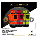 Chaleco Supervisor Ejecutivo Seguridad Berserker Bk820