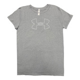 Playera Under Armour Original Gris Claro 