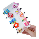 10 Divertidos Pinches, Broche Pasador Clips Niña Cabello 