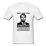 Camiseta Bolsonaro Presidente Honra Moral Ética