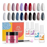 Esmalte De Uñas - Beetles 20 Pcs Dip Powder Nail Kit Sta