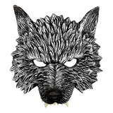 Máscara De Lobo Realista En 3d, Accesorios Para Disfraces De