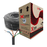 305 M Cable Red Utp Cat 5e, 0.50mm Xcase