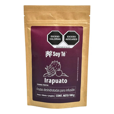Tisana Frutal Irapuato Fresa Menta Jengibre 100g Soy Té | MercadoLibre
