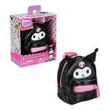 Mini Mochilas Real Littles Backpack Hello Kitty 6 Surpresas Cor Preta