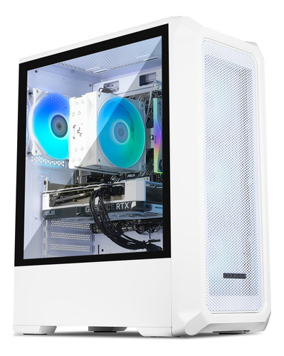 Pc Pride Gaming White Wolf R5 5500 Rtx 4060 32gb 1tb