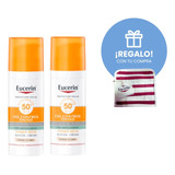 Combo Eucerin Proteccion Solar Toque Seco Tono Claro X 2 Un