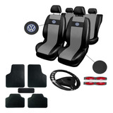 Kit Capa E Assentos Para Banco De Carro Couro Sintético Vw