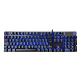 Teclado Gamer Mecânico Hp Gk400f Switch Blue Anti-ghosting