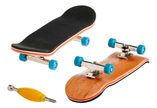 Tabla De Madera Miniatura Dedos Fingerboard Skate Skateboard