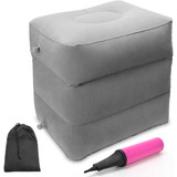 Almohada Reposapiés Ahier, Ajustable En Altura, Con Inflador