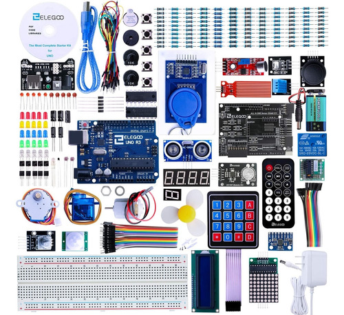 Elegoo Complete Kit Arduino Uno R3 (+200 Piezas)