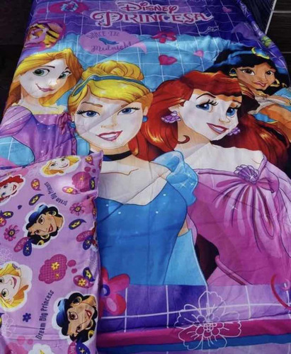 Funda De Almohada De Algodón + Plumón Para Niños Y Sábanas