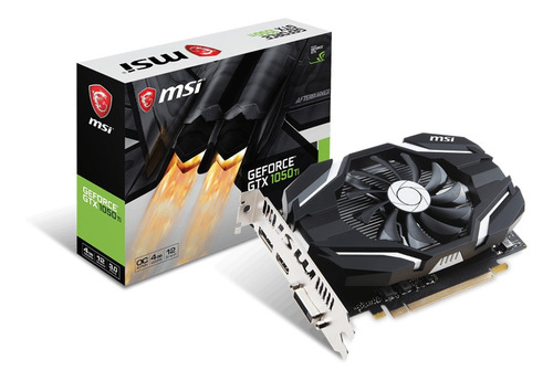 Placa De Vídeo Nvidia Msi  Geforce 10 Series Gtx 1050 Ti 4gb