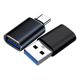 Adaptador Otg Tipo C A Usb Hembra 3.0 Type-c Universal 2 Pcs