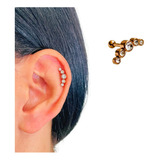 Piercing Hombre Mujer Acero Inoxidable Piercing Curva Rosado