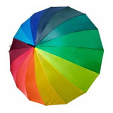 Guarda-chuva Colorido Tipo Arco Íris Gigante 40 Unidades