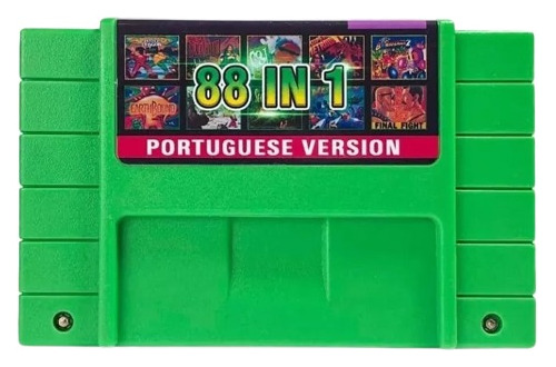 Fita Super Nintendo 88 In 1 Português