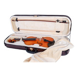 Violin 4/4 Majestic Parquer 20 Años Macizo Estuche Arco