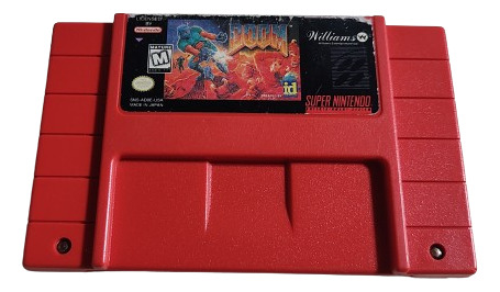 Juego Súper Nintendo Doom Chip Fx En Perfecto Estado 