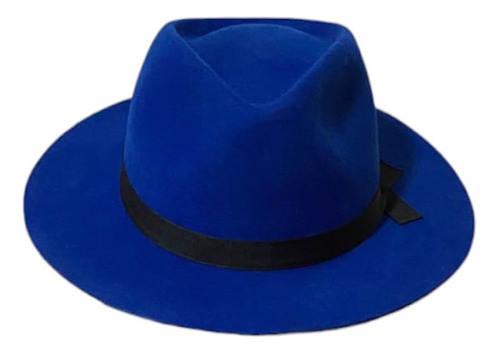 Sombrero Paño (fieltro) Copa Punta. Azul