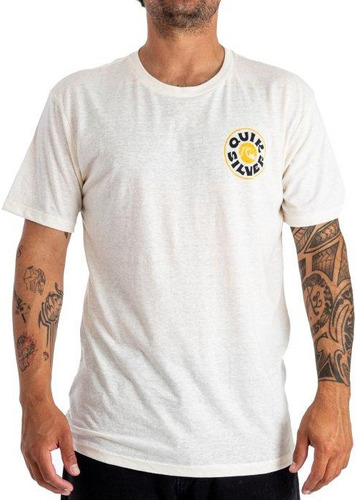 Remera Quiksilver Modelo Moon Phase Beige Nueva Colección