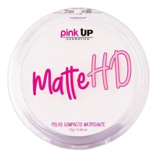 Polvo Compacto Hd Pink Up Traslucido Matte Matificante  